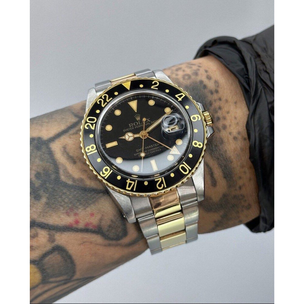 39mm • 1979 Rolex GMT-Master 16753 Steel Gold T<25